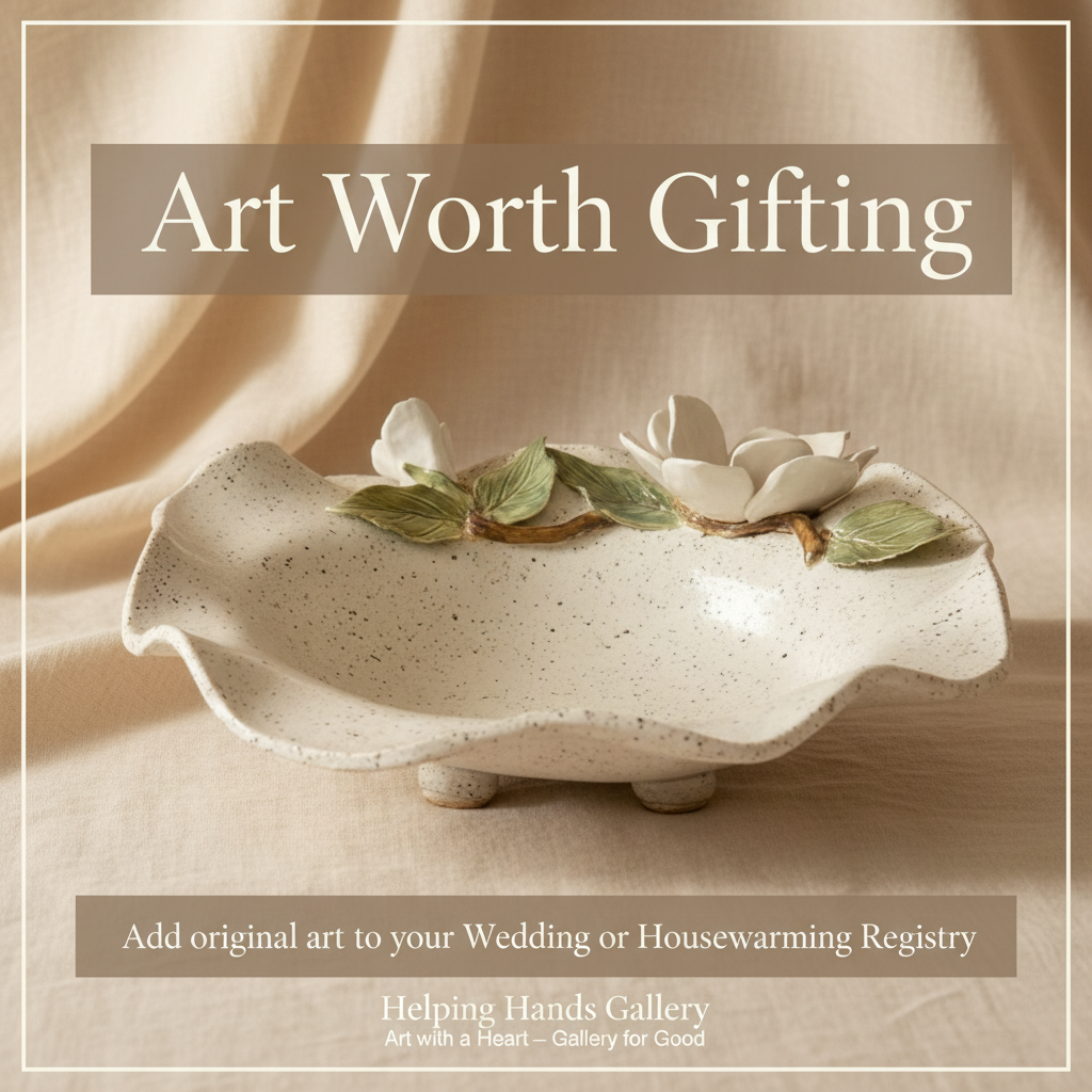 Southern Magnolia Bowl — Handcrafted Ceramic Art