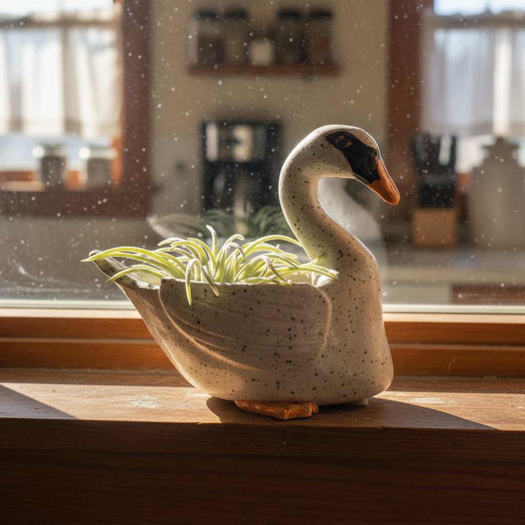 Swan Planter