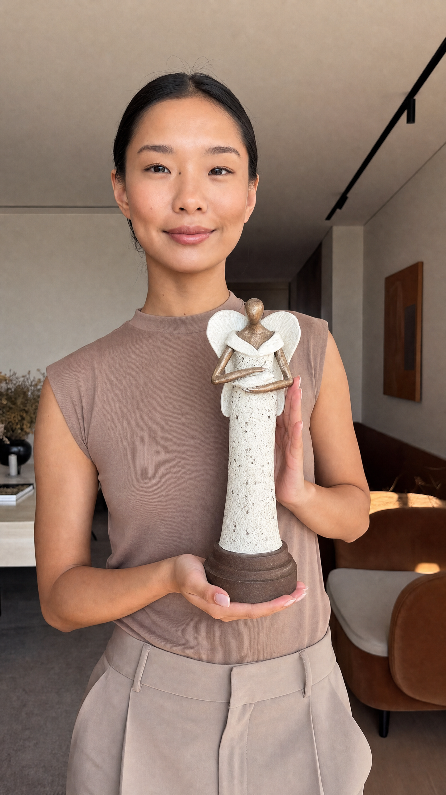 Angel of Peace - Holding Dove