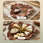 Brown Leaf Dipping Platter