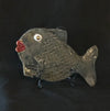 Blue Fish Wall Decor — Handcrafted Ceramic Art
