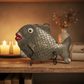 Blue Fish Wall Decor — Handcrafted Ceramic Art