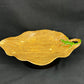 Speckled Leaf With Lizard