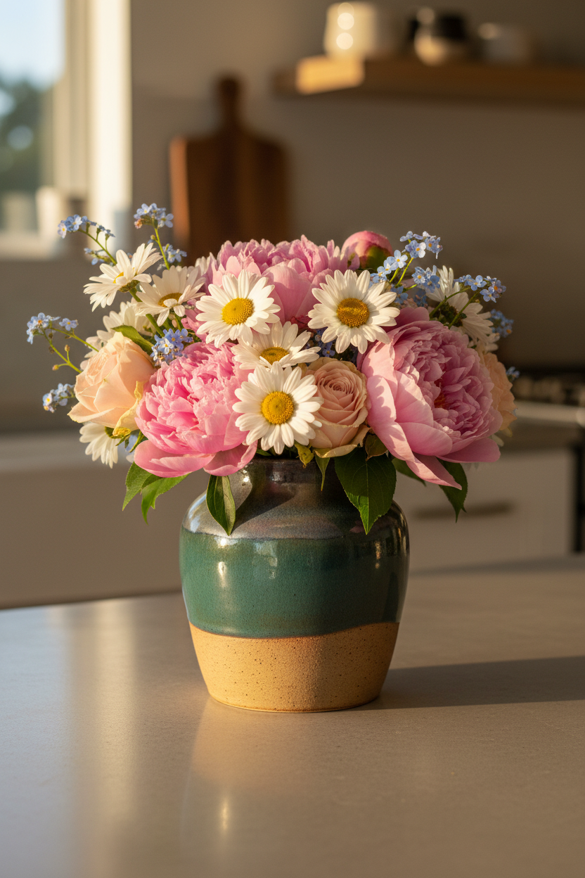 Tide of Serenity Ceramic Vase