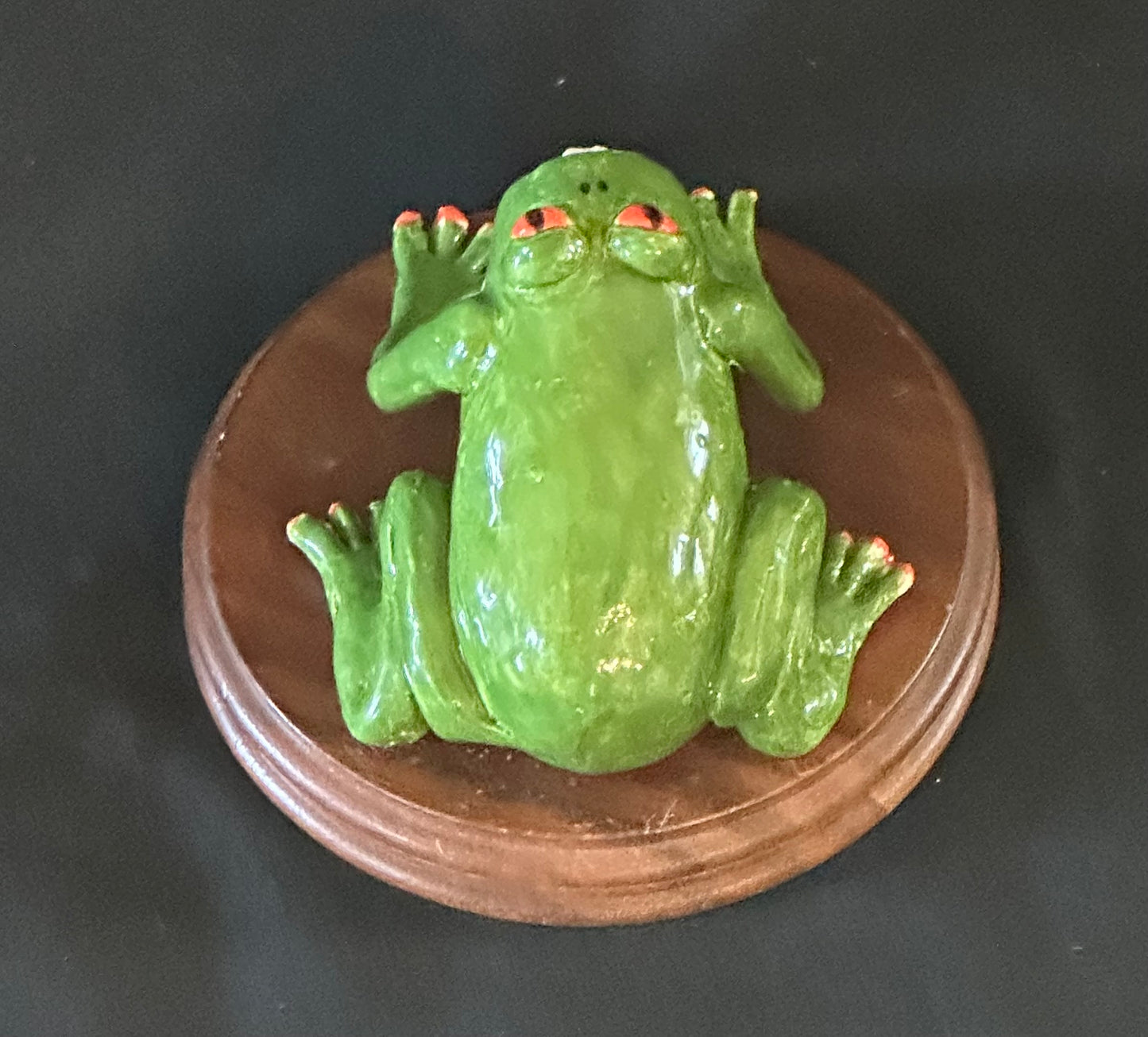 Mr. Froggy — Handcrafted Ceramic Frog Sculpture