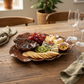 Brown Leaf Dipping Platter