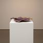 Purple Leaf Platter — Handcrafted Ceramic Art Platter