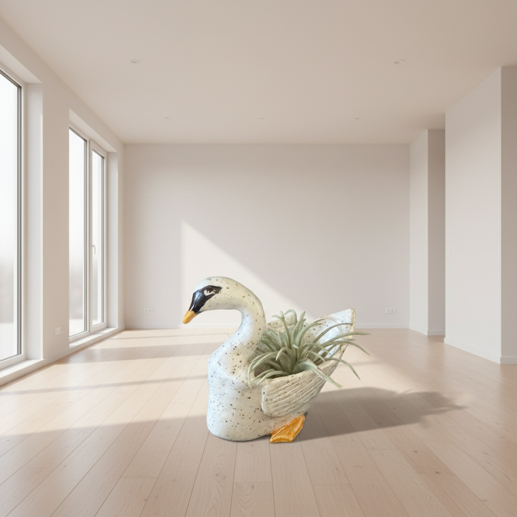 Swan Planter