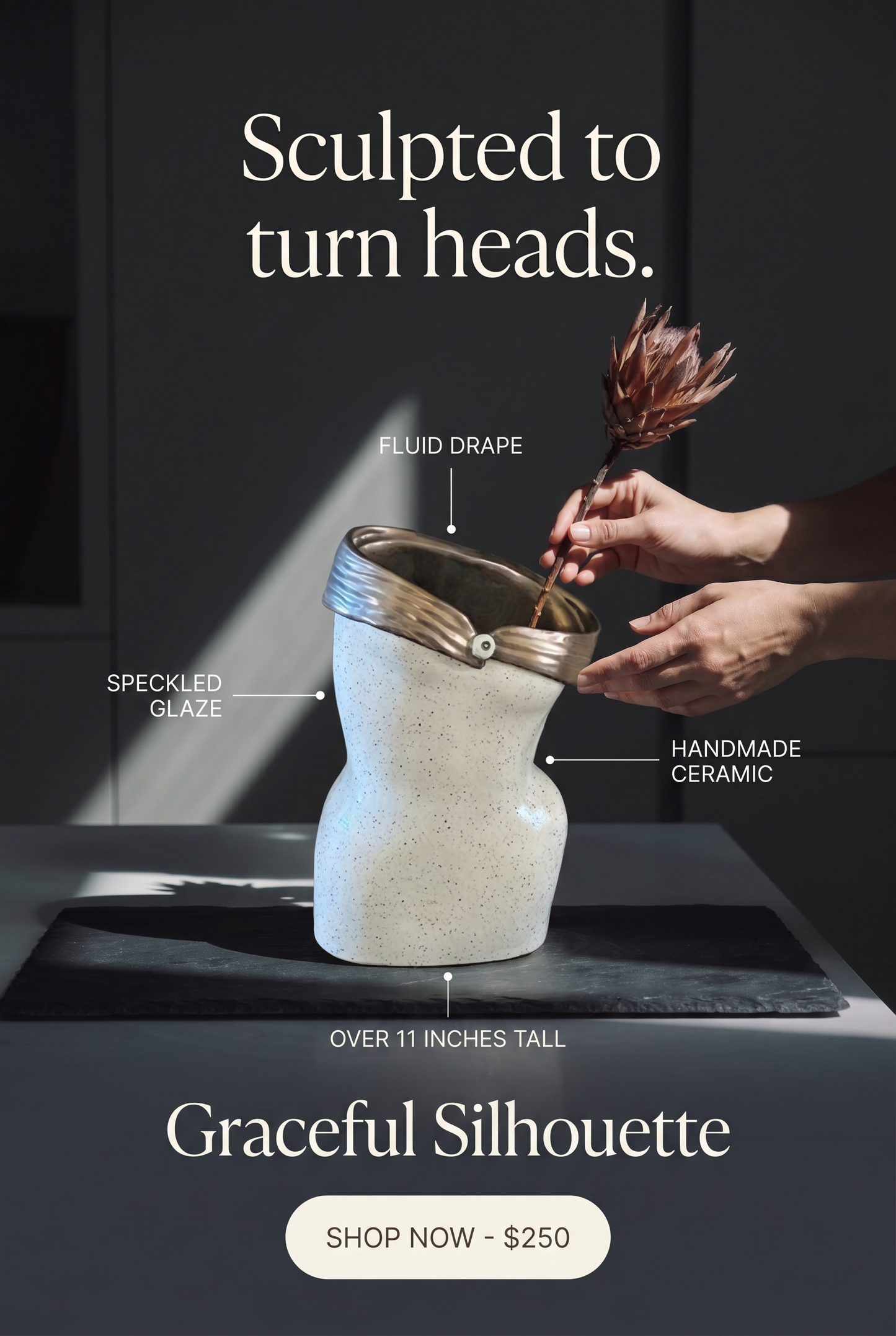 Graceful Silhouette Vase