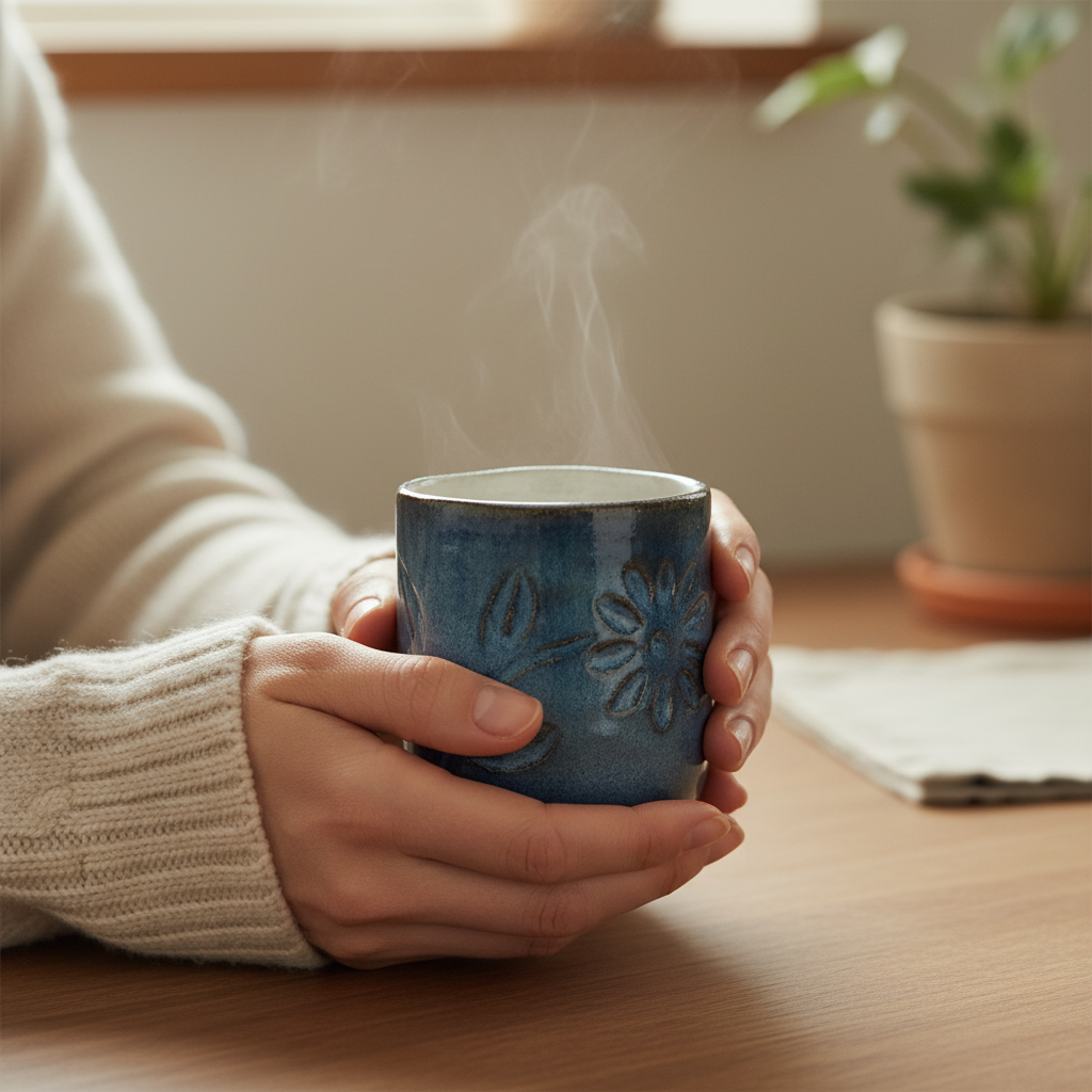 The Botanist Indigo Mug