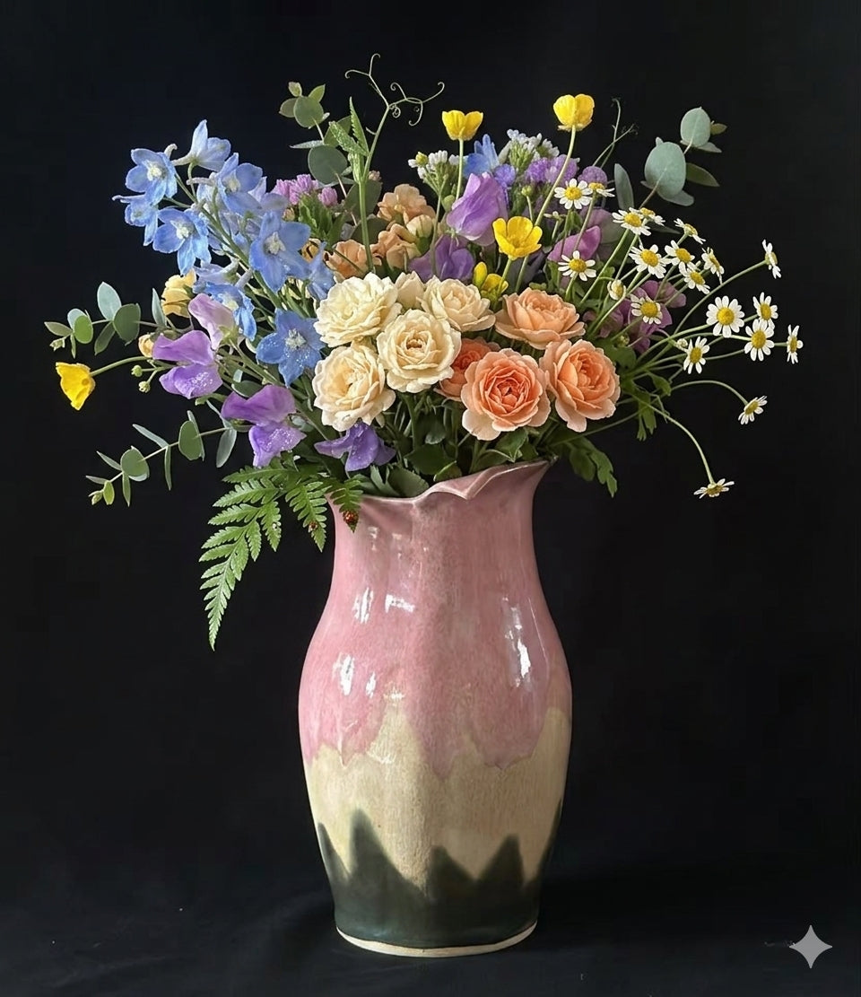 Pinch-Lip Vase