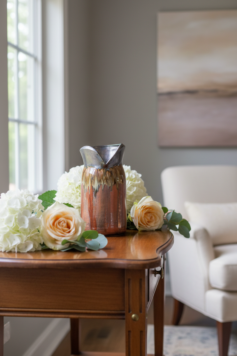 Cascading Coral Vase