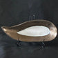 Golden Leaf Bowl - Handcarved