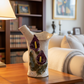 Vase with Purple Calla Lilies