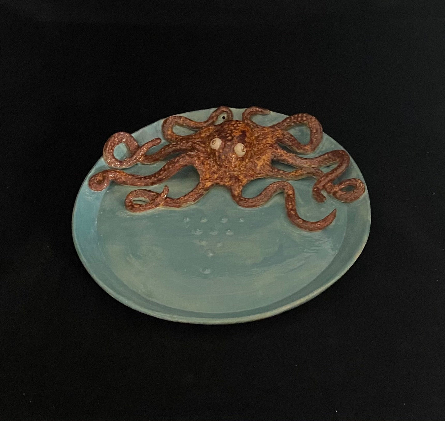 Decorative Turquoise Octopus Tray