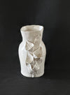 Speckled White Vase With Calla Lilies