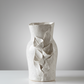 Speckled White Vase With Calla Lilies